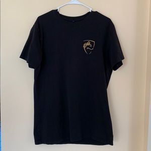 Alphalete Large Black Gold Performance Tee